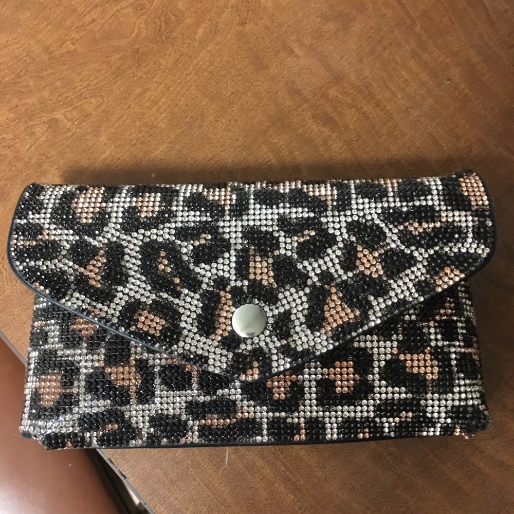 New leopard wallet clutch no brand